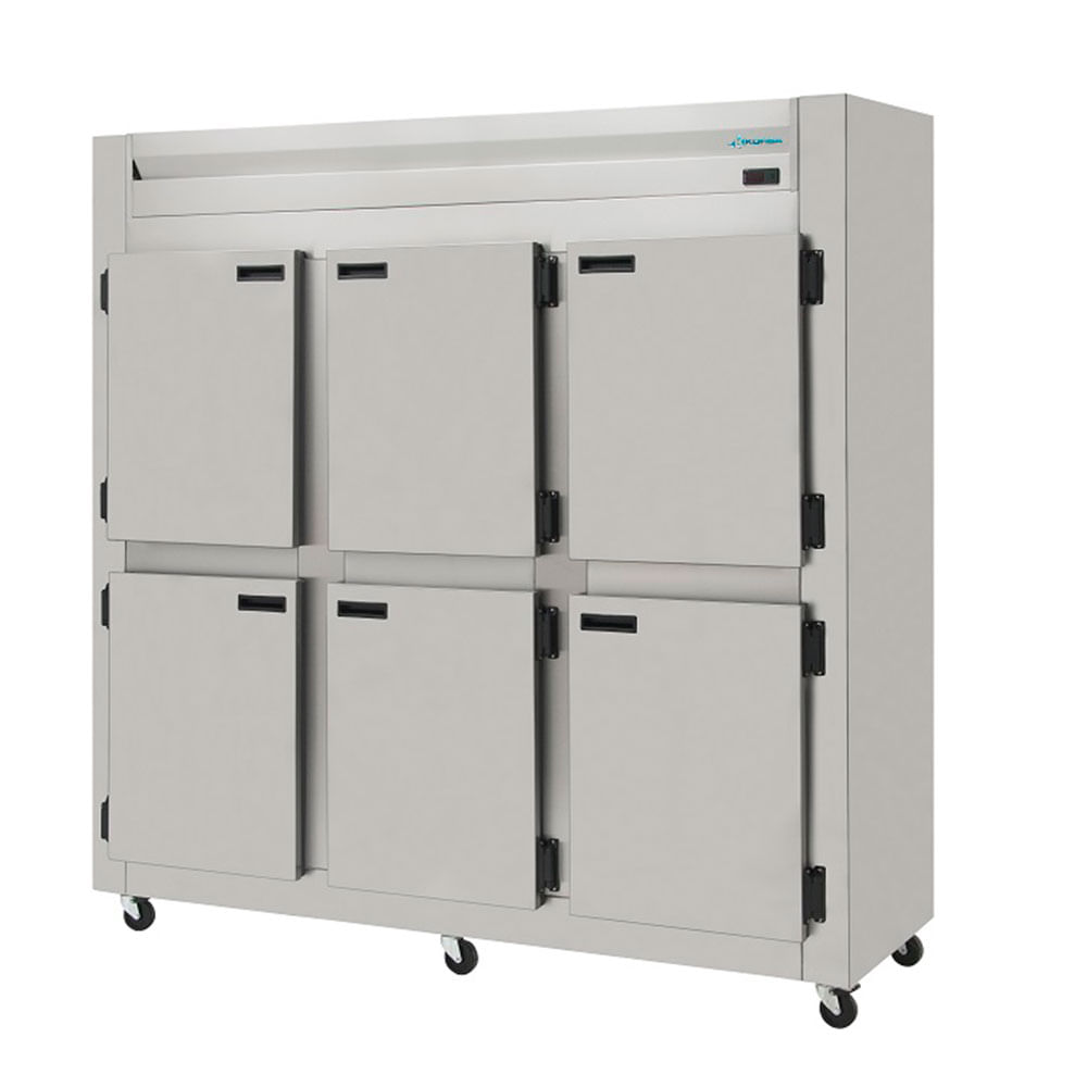 Geladeira-Refrigerador-Comercial-Aco-Inox-6-Portas-Cegas-KRES-6P-Kofisa