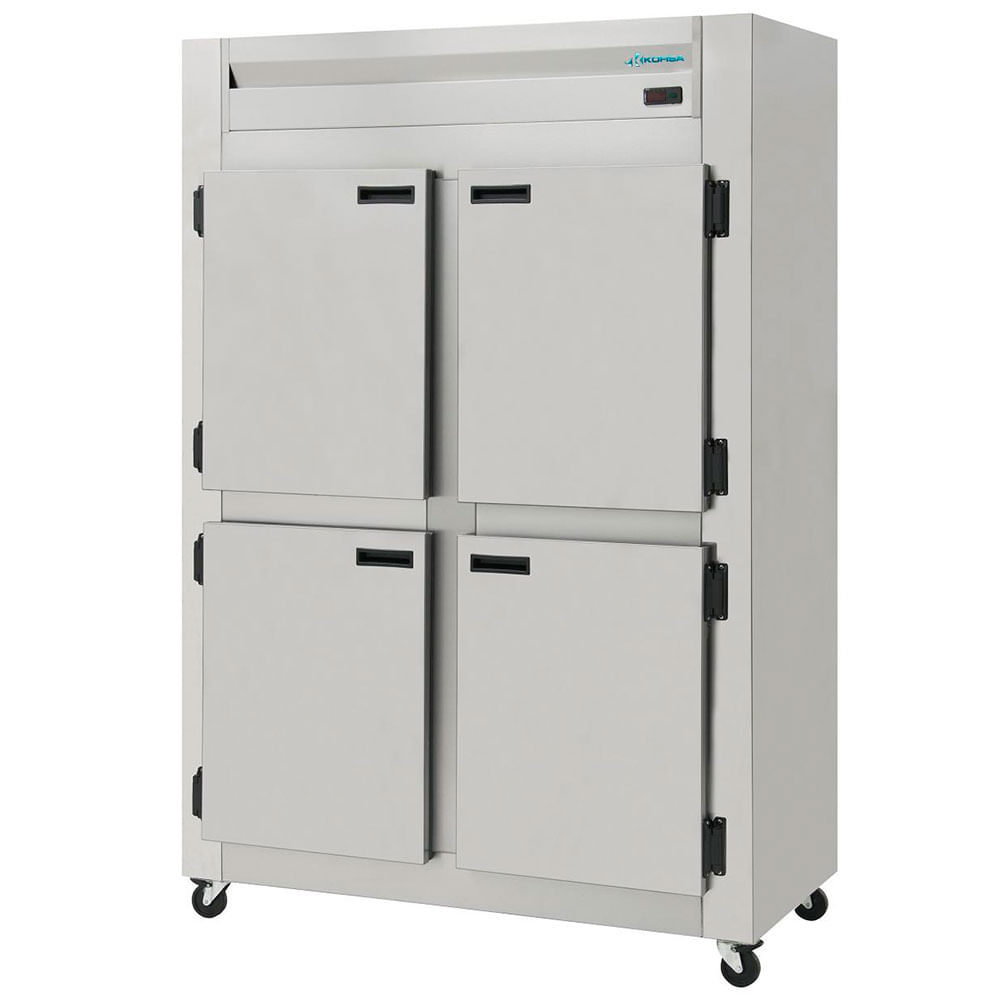 Geladeira-Refrigerador-Comercial-Aco-Inox-6-Portas-Cegas-KRES-4P-Kofisa