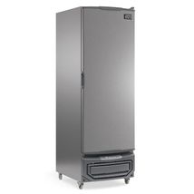 Conservador/Refrigerador Vertical para Gelo e Congelados GPC-57SB TI Tripla Ação Controlador Eletrônico Tipo Inox 577L Gelopar